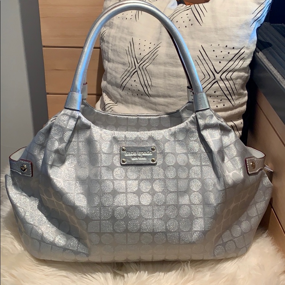 Kate Spade Hobo silver bag
